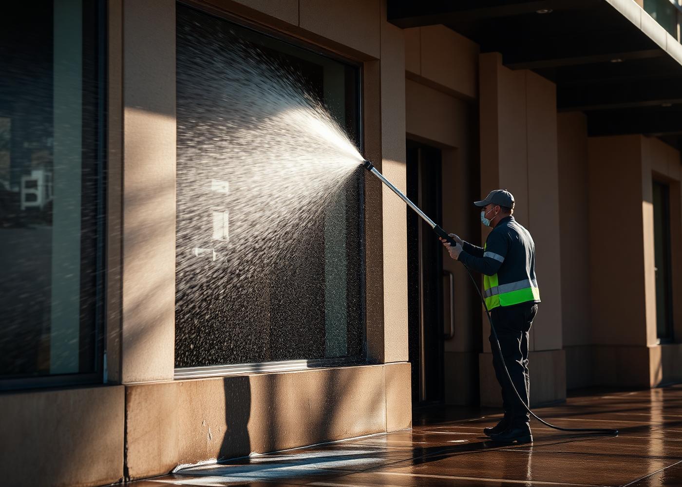 Pressure Washing — commercial facility services in Ontario by Octopus Facilities Services