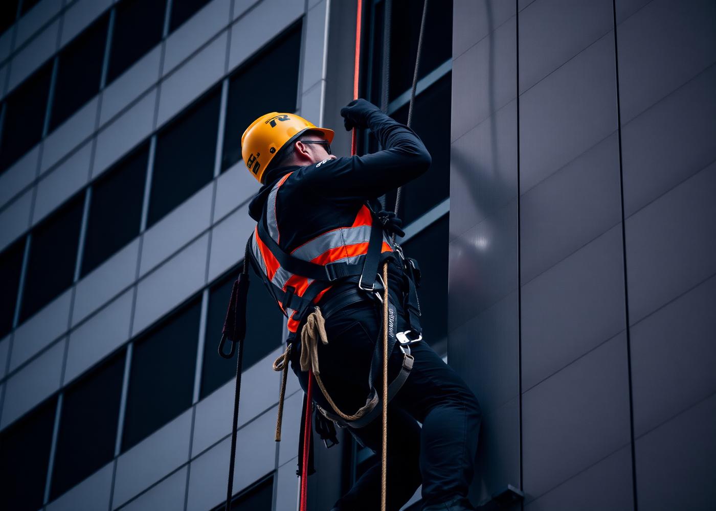 Rope Access & High Rise Window Cleaning — commercial facility services in Ontario by Octopus Facilities Services